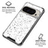 White Speckle Pixel 9/9 Pro Clear Case